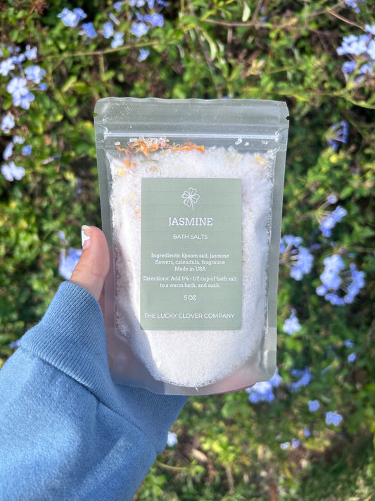 Jasmine Bath Salts Pouch - 5 oz