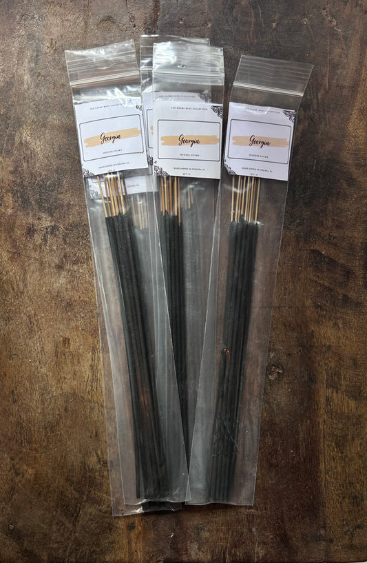 georgia incense sticks. 10 sticks per pack