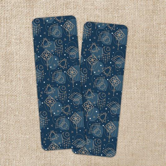 Blue Celestial Pattern Bookmark Wildly Enough 