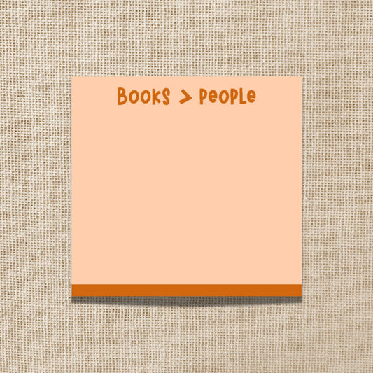 Books Are Better Than People Sticky Notes Wildly Enough 