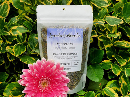 Lavender Verbena Organic Herbal Tea The Healing Sanctuary 